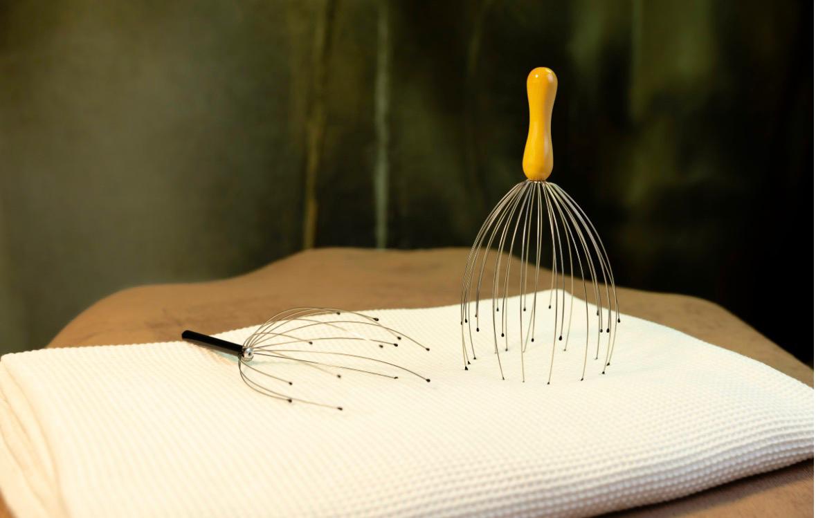 Haarspinnen en scalp-massagers voor zachte hoofdmassage